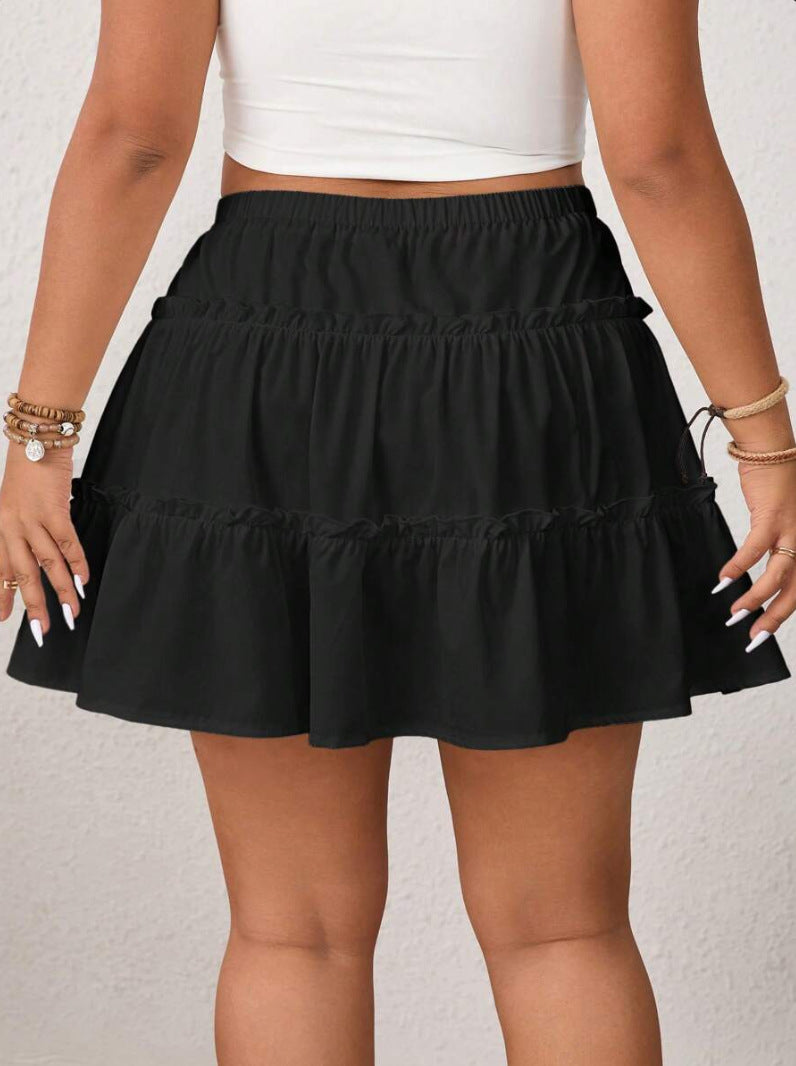Tiered Ruffle Skort with Inner Shorts