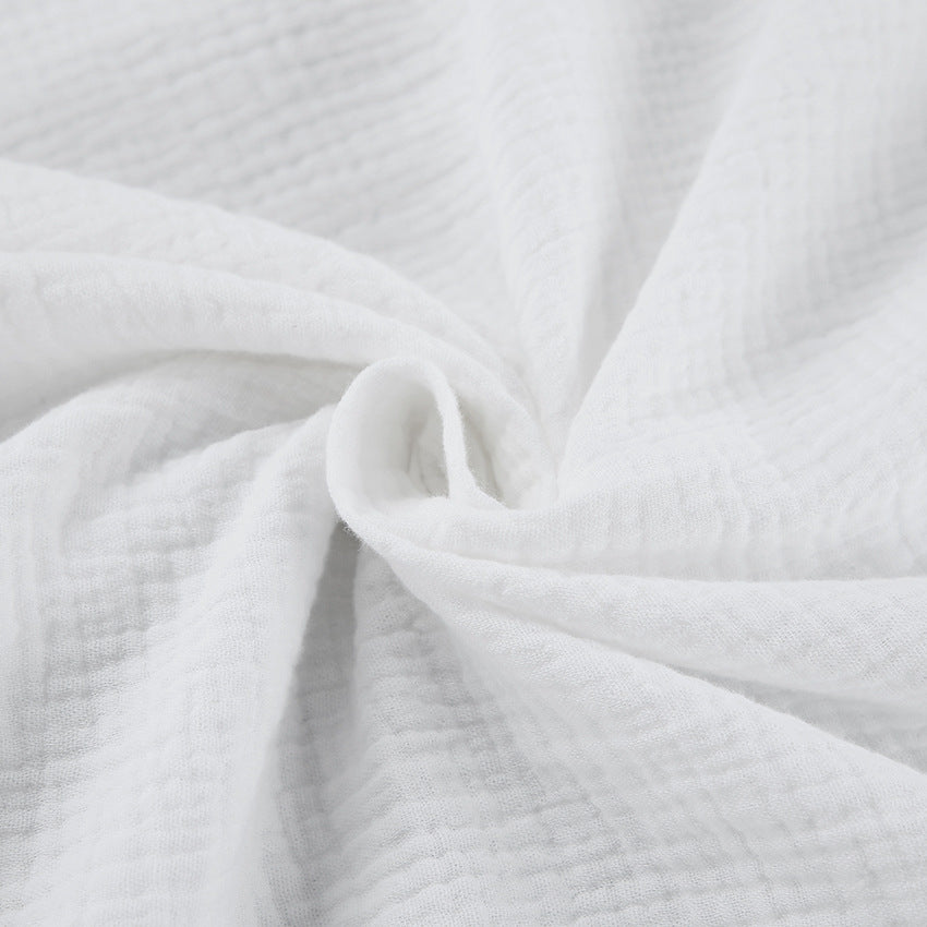 Oversized Cotton Gauze Shirt with Rope Belt
