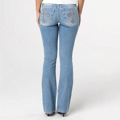 Denim Street Low Waist Tight Trousers