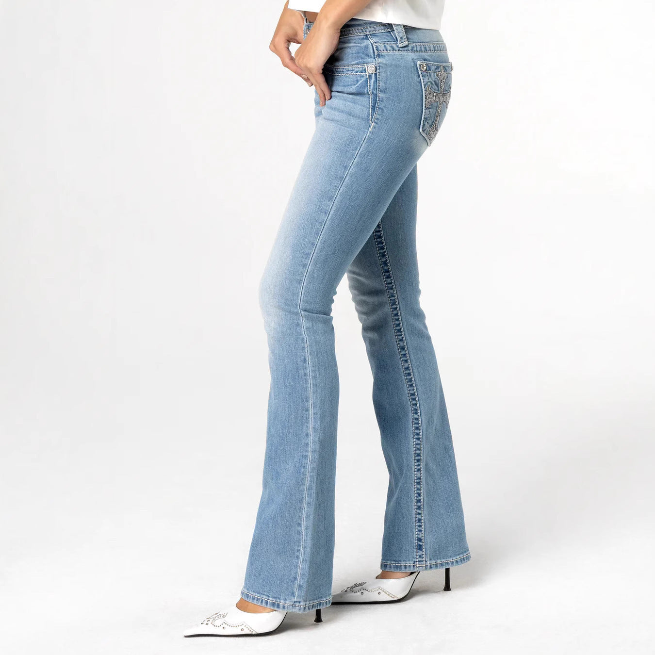 Denim Street Low Waist Tight Trousers
