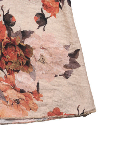 Retro French Romantic Elegant Printed Dress