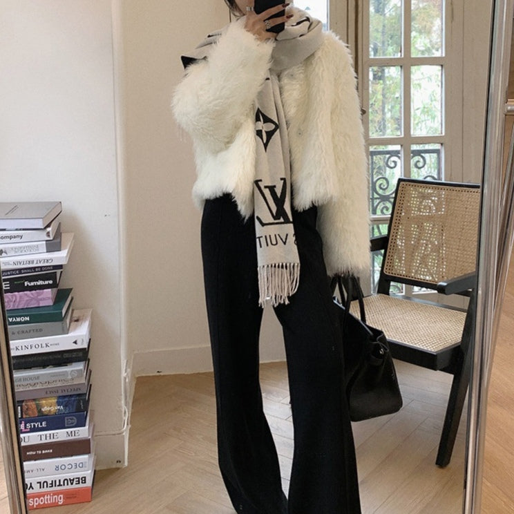 Loose Slimming And Straight Casual Wide-leg Pants