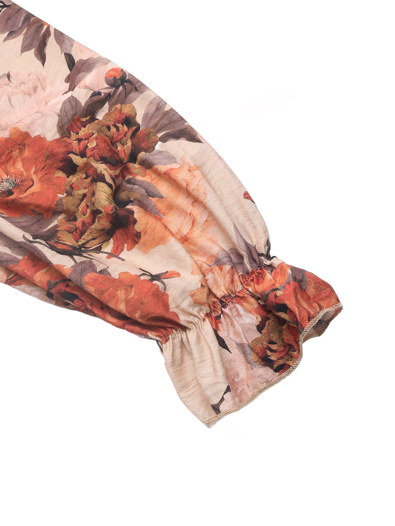 Retro French Romantic Elegant Printed Dress